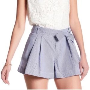 Parker pinstriped shorts size small